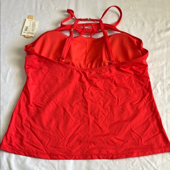 Red Strappy Tank Top - Picture 2 of 6